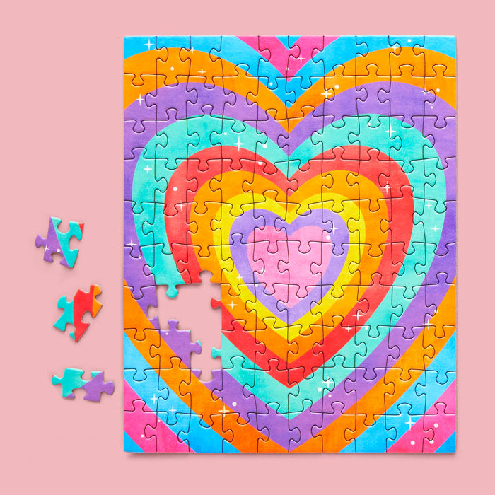 velvet heart 100pc puzzle snax