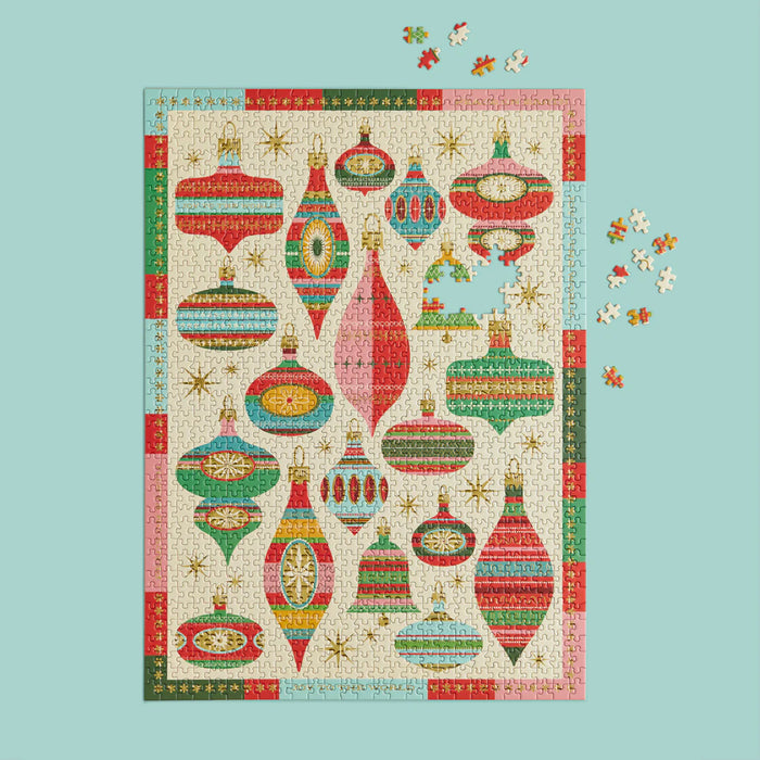 vintage ornaments 1000pc puzzle