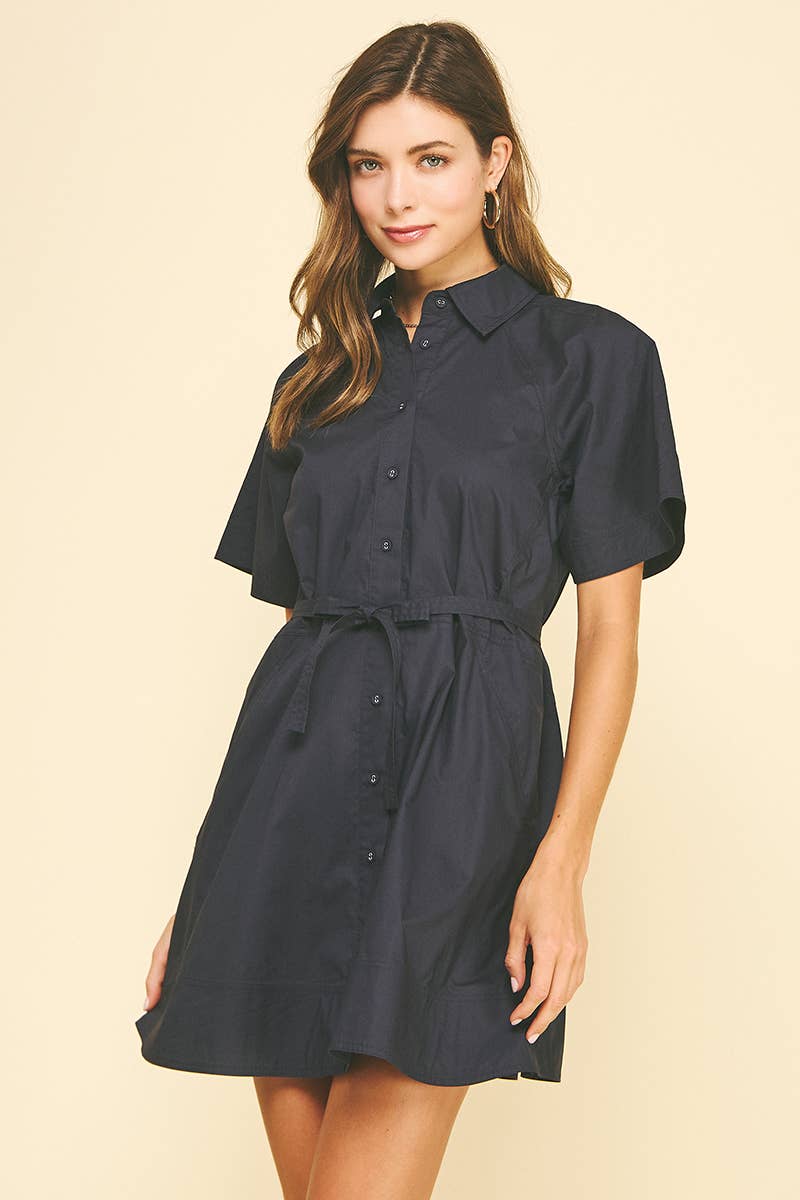 blair button-down dress