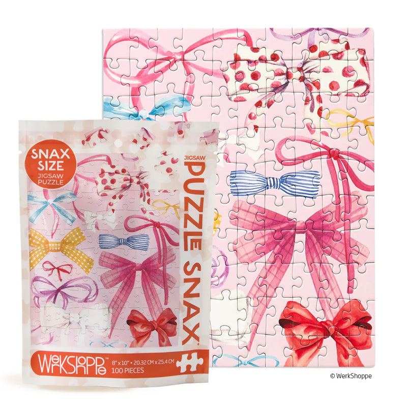 ribbons & bows 100pc puzzle snax