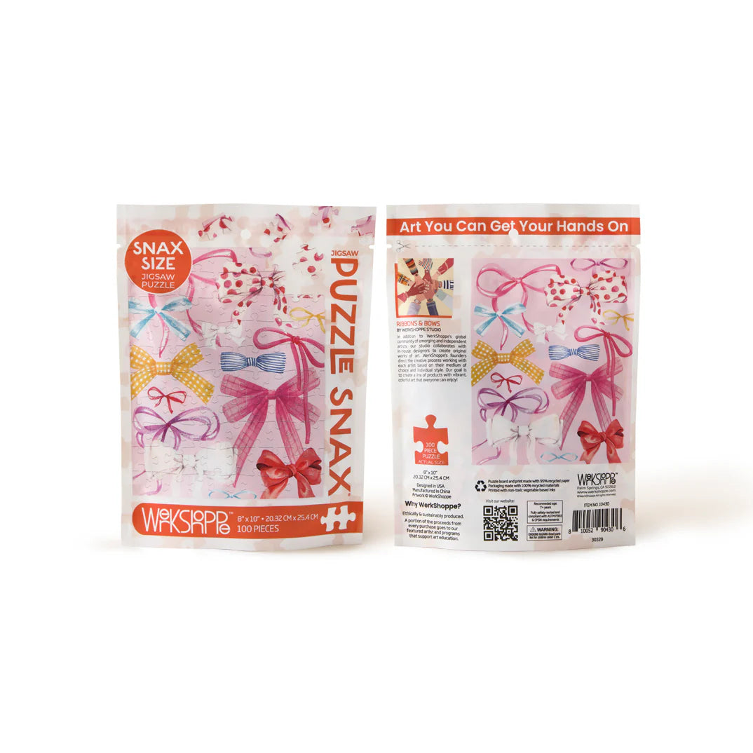 ribbons & bows 100pc puzzle snax