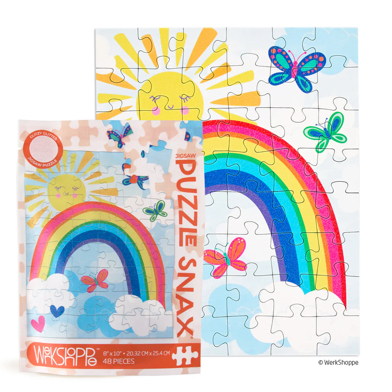 sunny rainbow 48pc puzzle snax