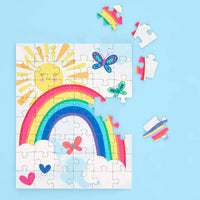 sunny rainbow 48pc puzzle snax