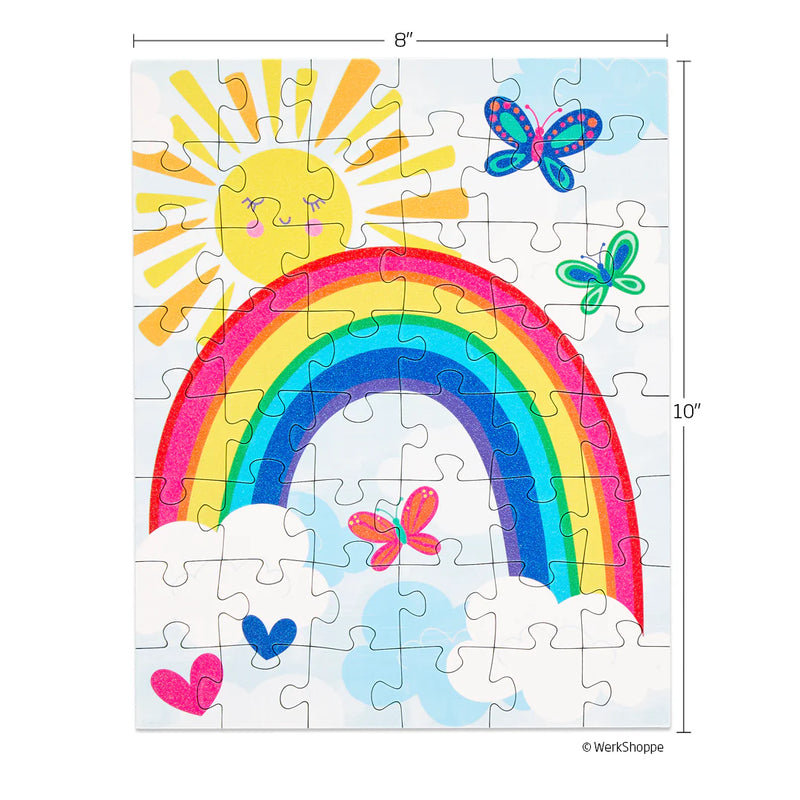 sunny rainbow 48pc puzzle snax