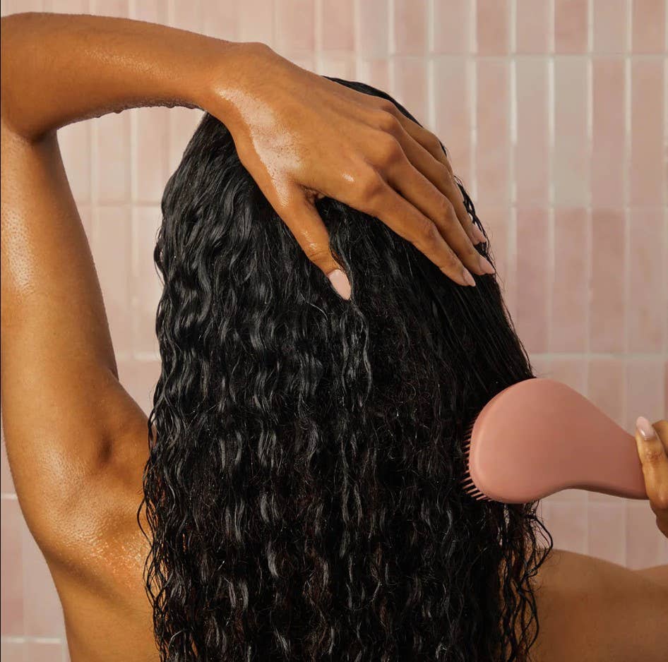 terracotta detangling brush