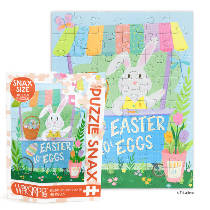 easter egg cart 100pc puzzle snax