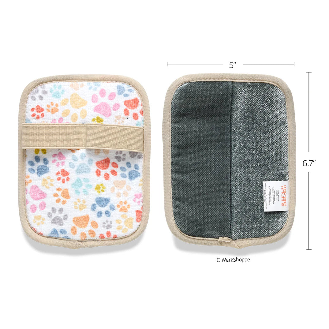 paw prints pet hair remover pads