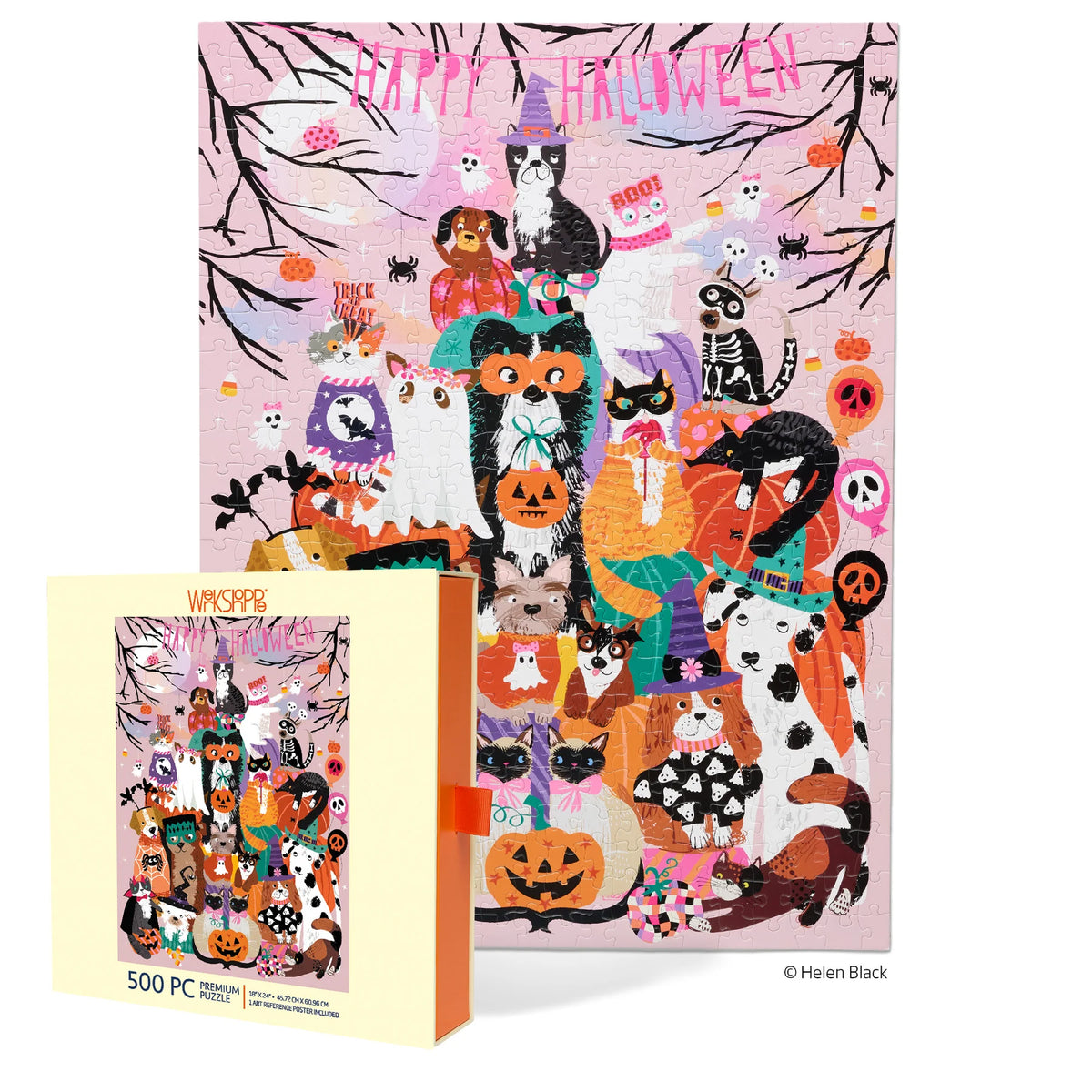 happy halloween 500pc puzzle