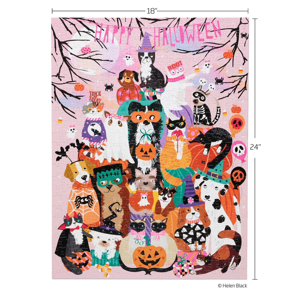 happy halloween 500pc puzzle