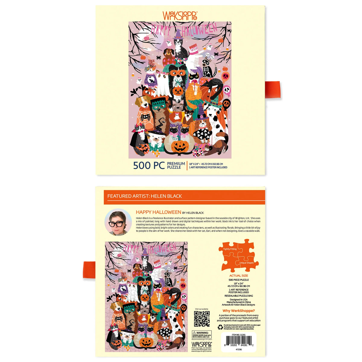 happy halloween 500pc puzzle