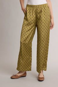 on the dotted line wide-leg pants