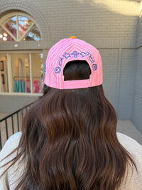 make heaven crowded trucker hat