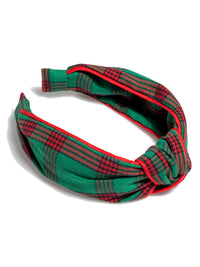 festive plaid headband