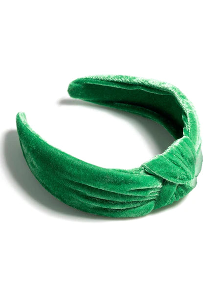 velvet knotted headbands