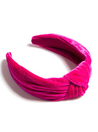 velvet knotted headbands