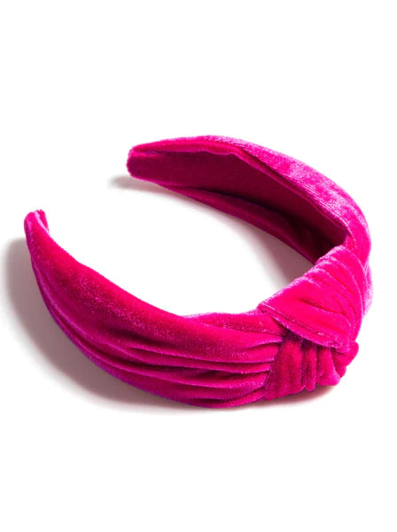 velvet knotted headbands