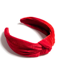 velvet knotted headbands