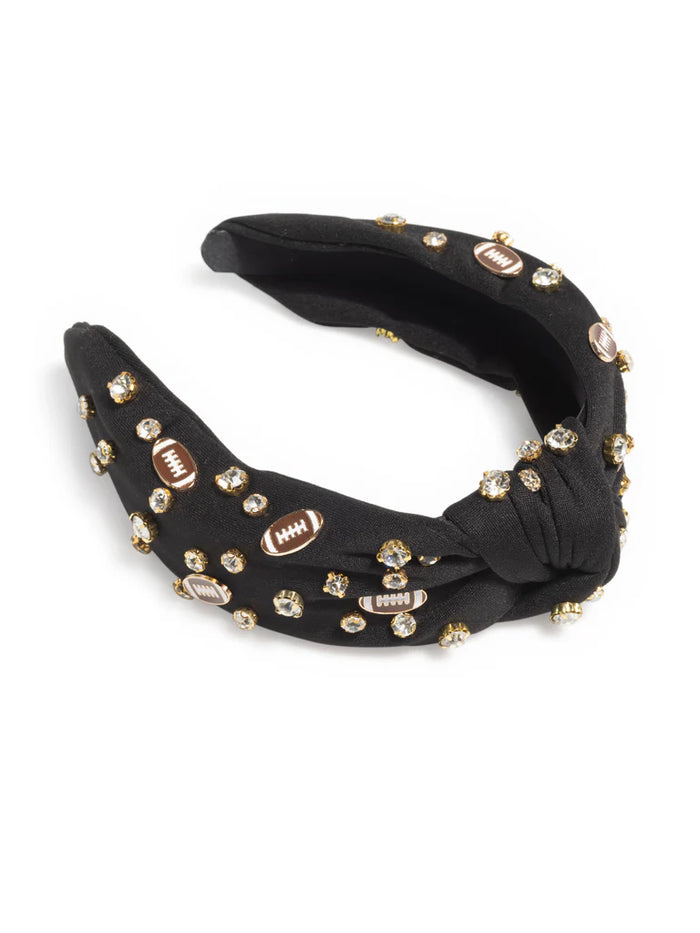 football charms headband | black