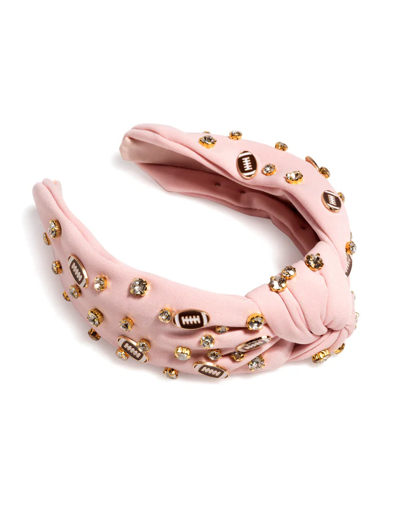 football charms headband | blush