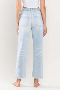 beverly cropped straight denim