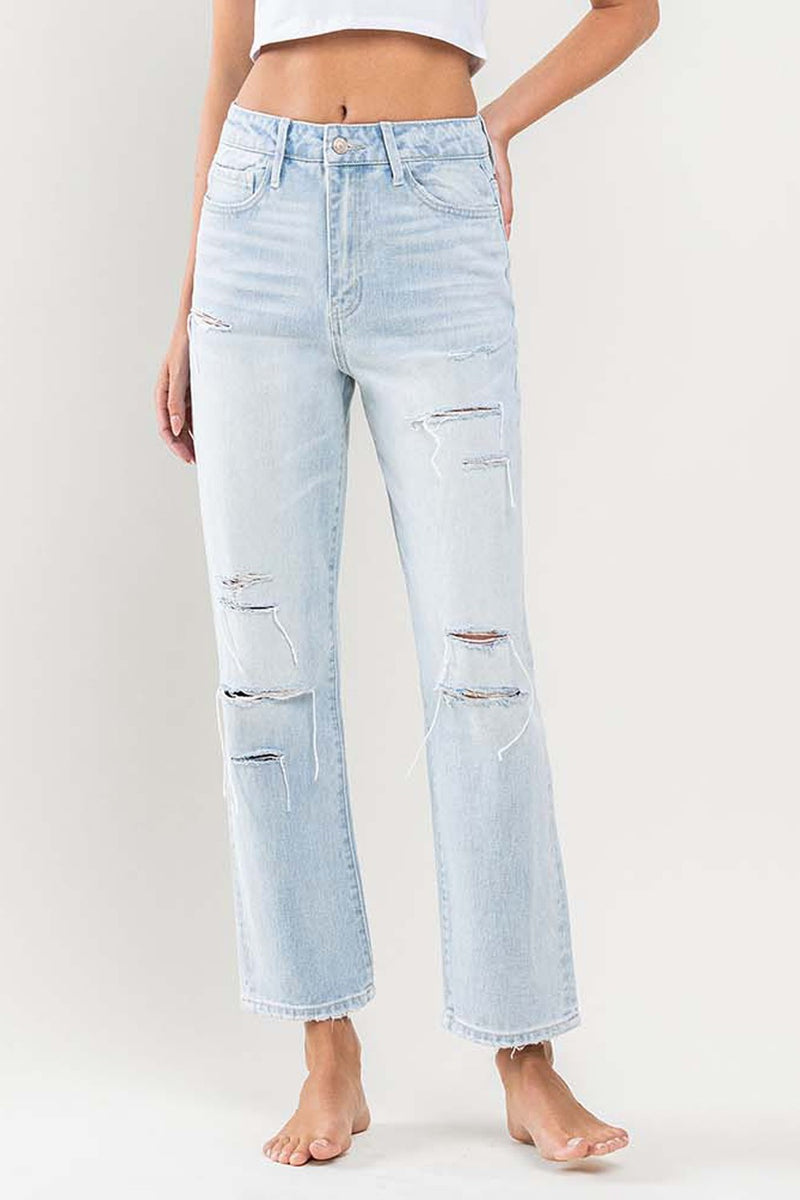 beverly cropped straight denim