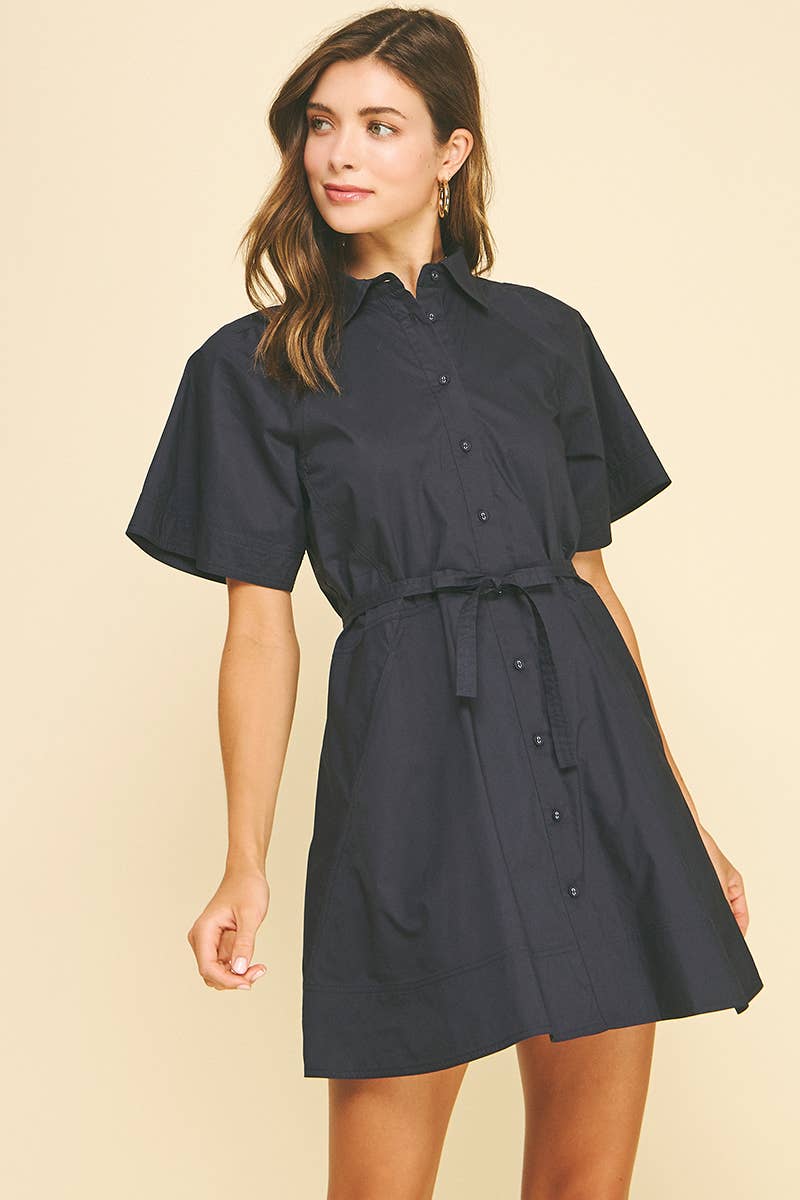 blair button-down dress
