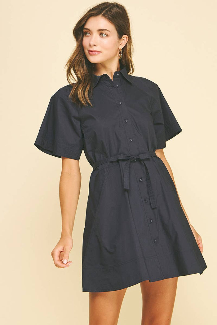 blair button-down dress