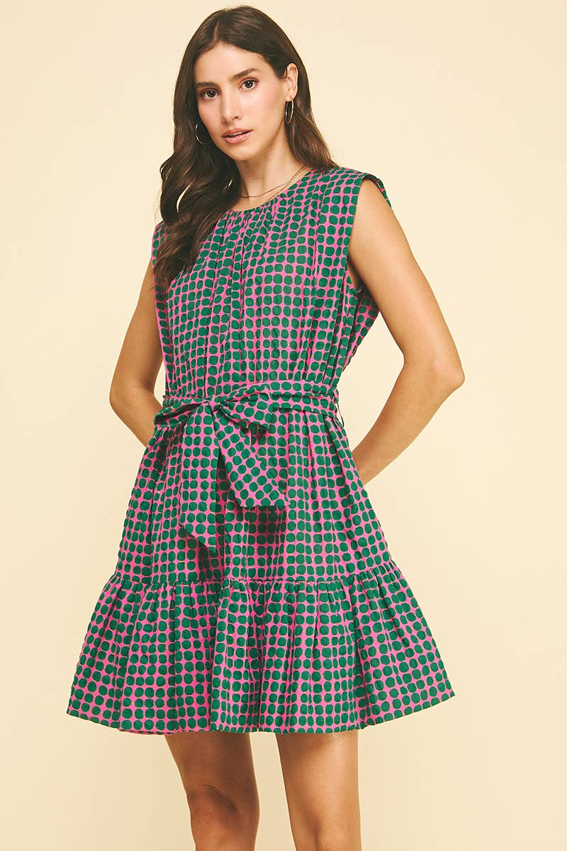 calloway dotted dress
