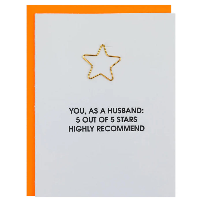 5 stars husband card