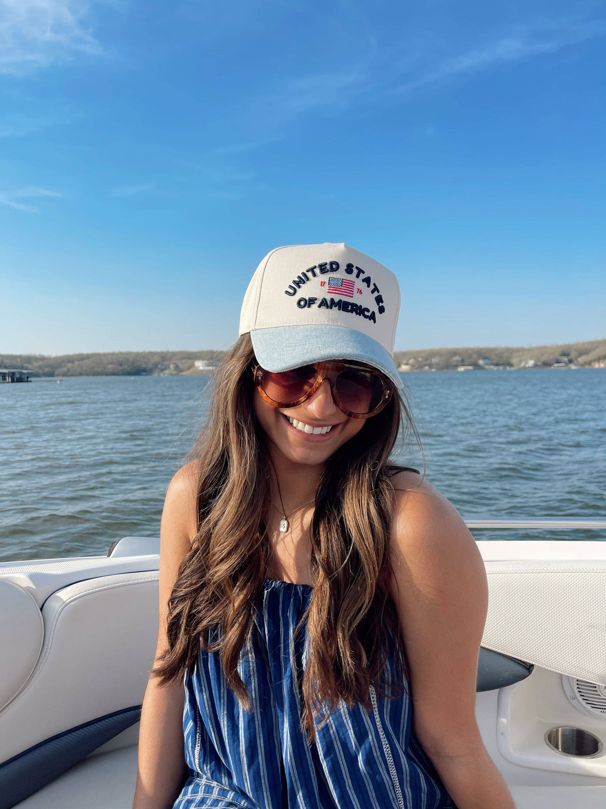 USA vintage trucker hat