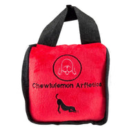 chewlulemon tote bag squeaker dog toy