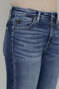 gracie high-rise skinny bootcut denim