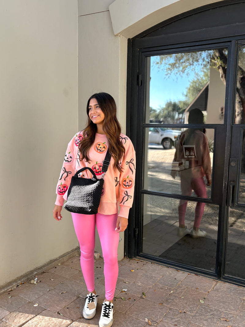 jackie-O-lantern crewneck