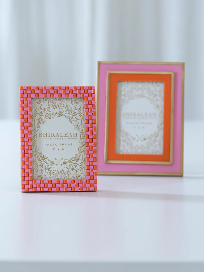 pink layered 4x6 picture frame