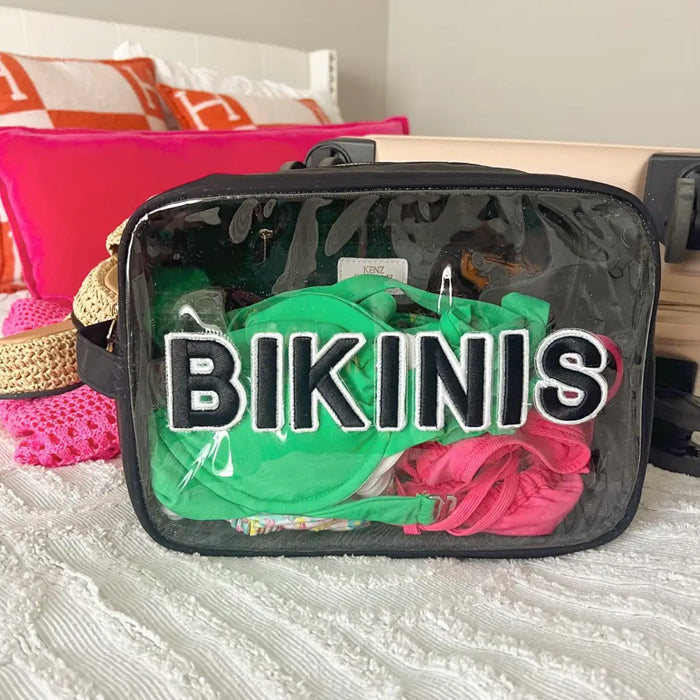 bikinis clear pouch