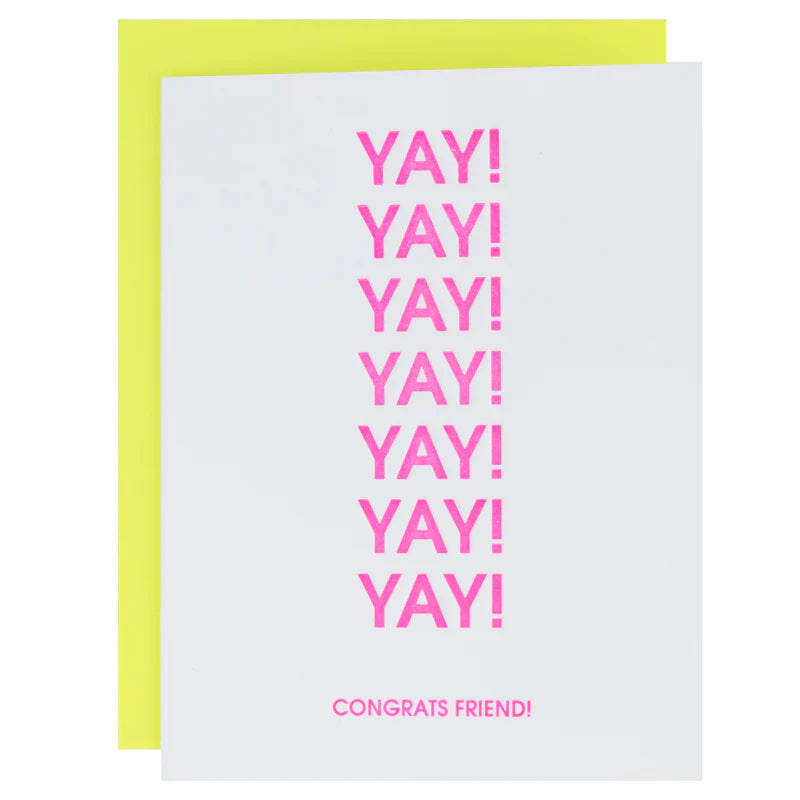 yay! yay! yay! card