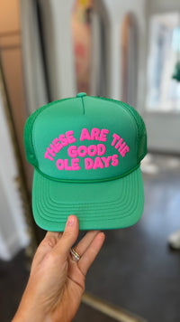 good ole days foam trucker hat