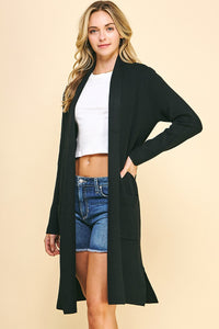 how its been long open cardigan
