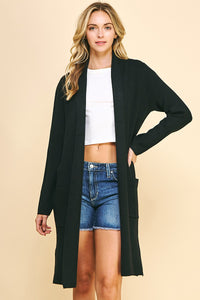 how its been long open cardigan