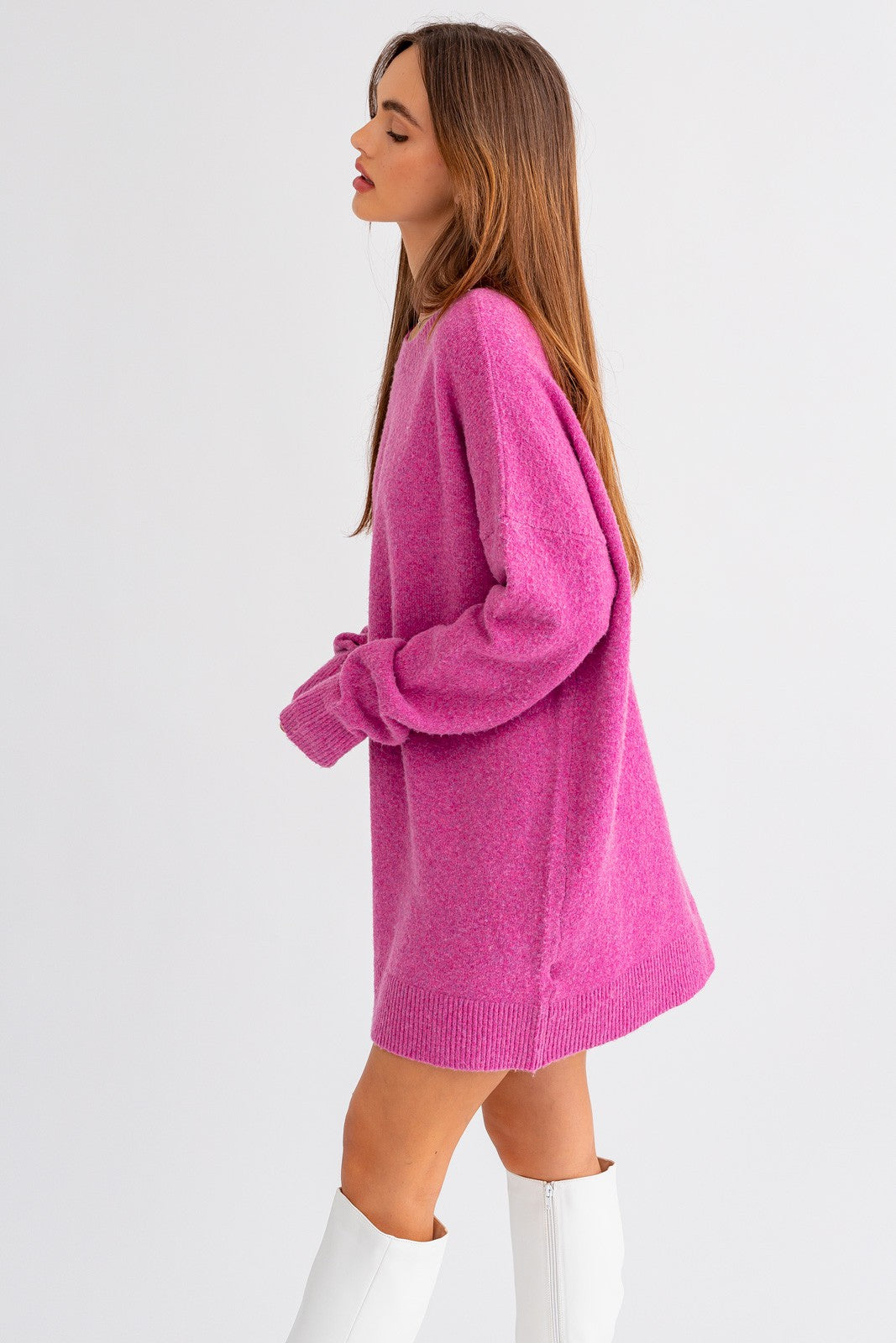 new to town sweater dress