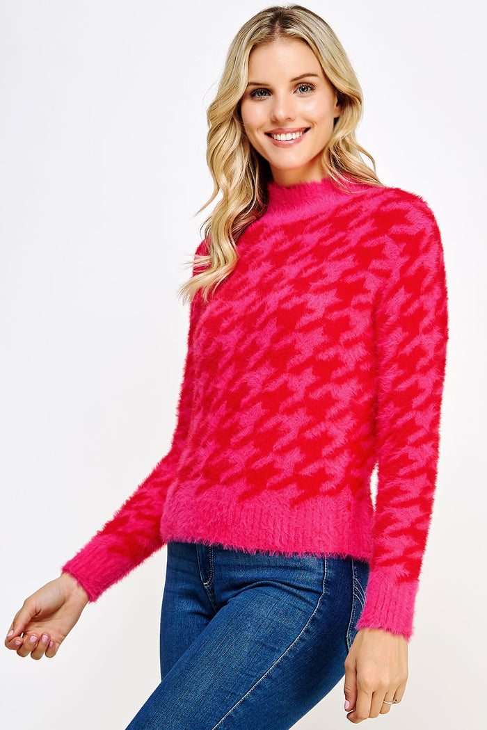 totally clueless houndstooth sweater
