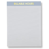 large lined memo notepad