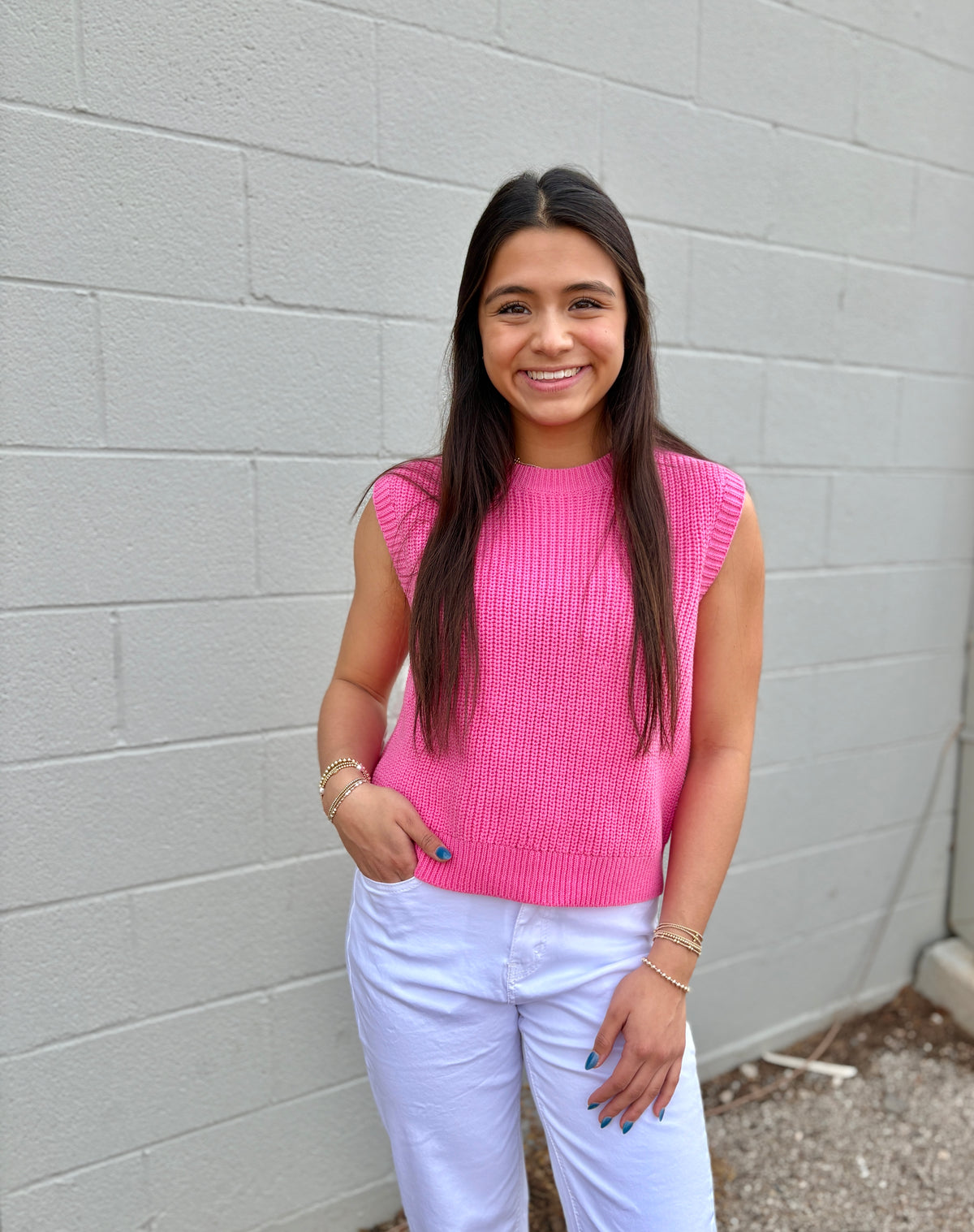 did it again knit sweater tank