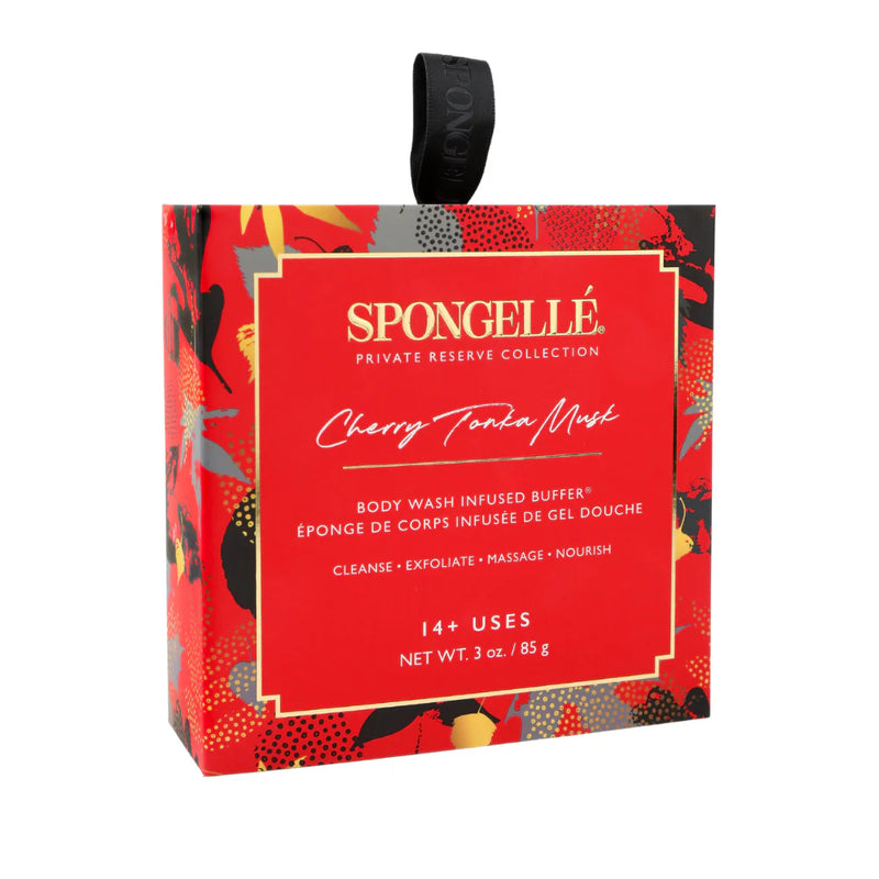 spongelle | cherry tonka musk boxed flower