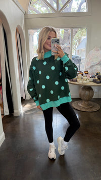 but God reversible mock neck sweatshirt