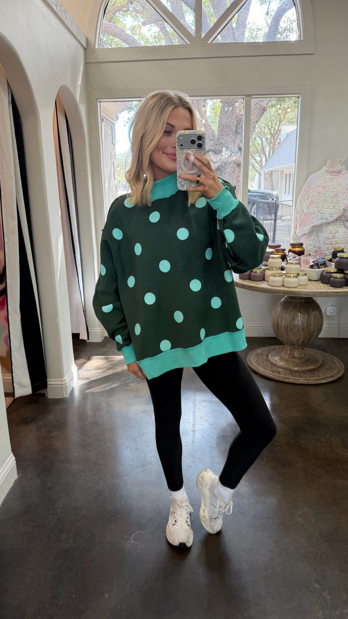 but God reversible mock neck sweatshirt