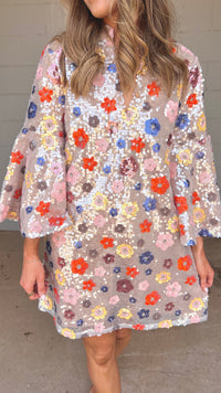 wren sequin mini dress