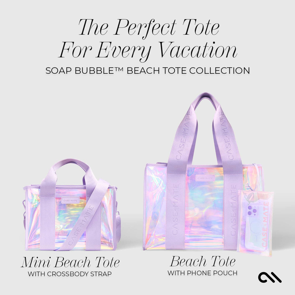 case-mate | soap bubble medium jelly tote