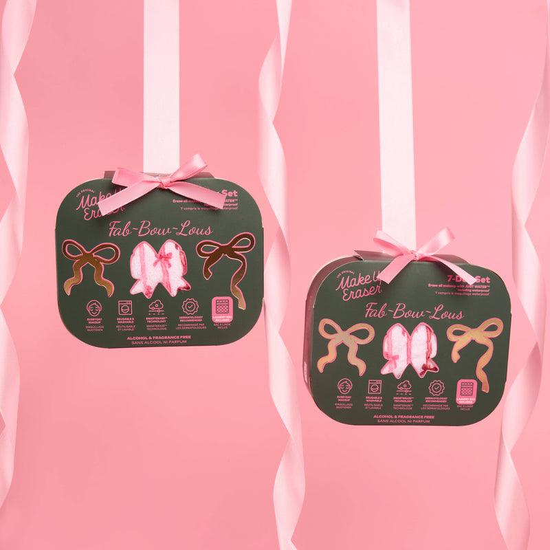 fab-BOW-lous 7-day set |  makeup eraser