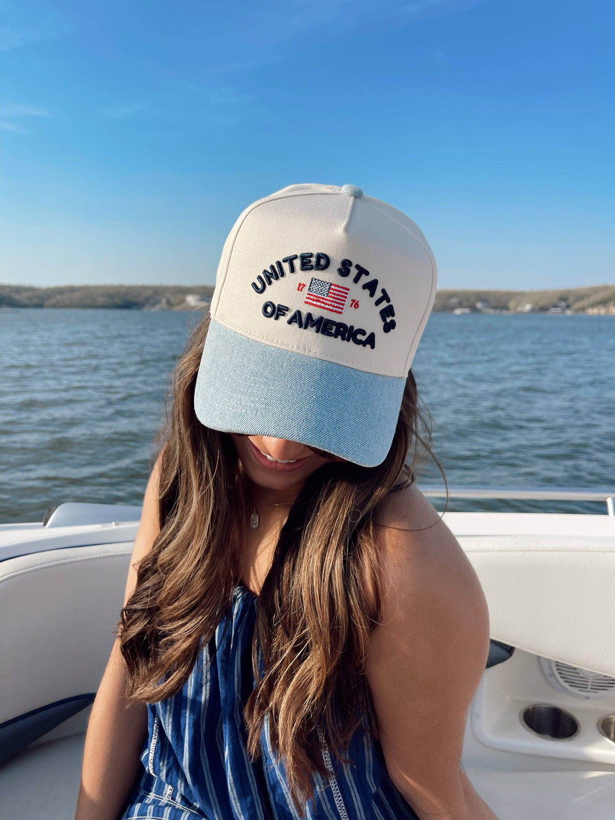 USA vintage trucker hat